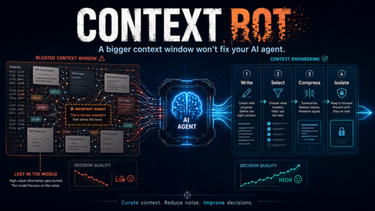Context Rot: Por Que uma Janela de Contexto Maior Não Vai Consertar Seu Agente de IA