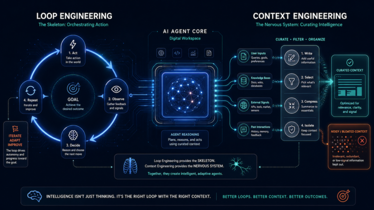 Loop Engineering vs. Context Engineering: Why Your AI Agent Needs Both in 2026